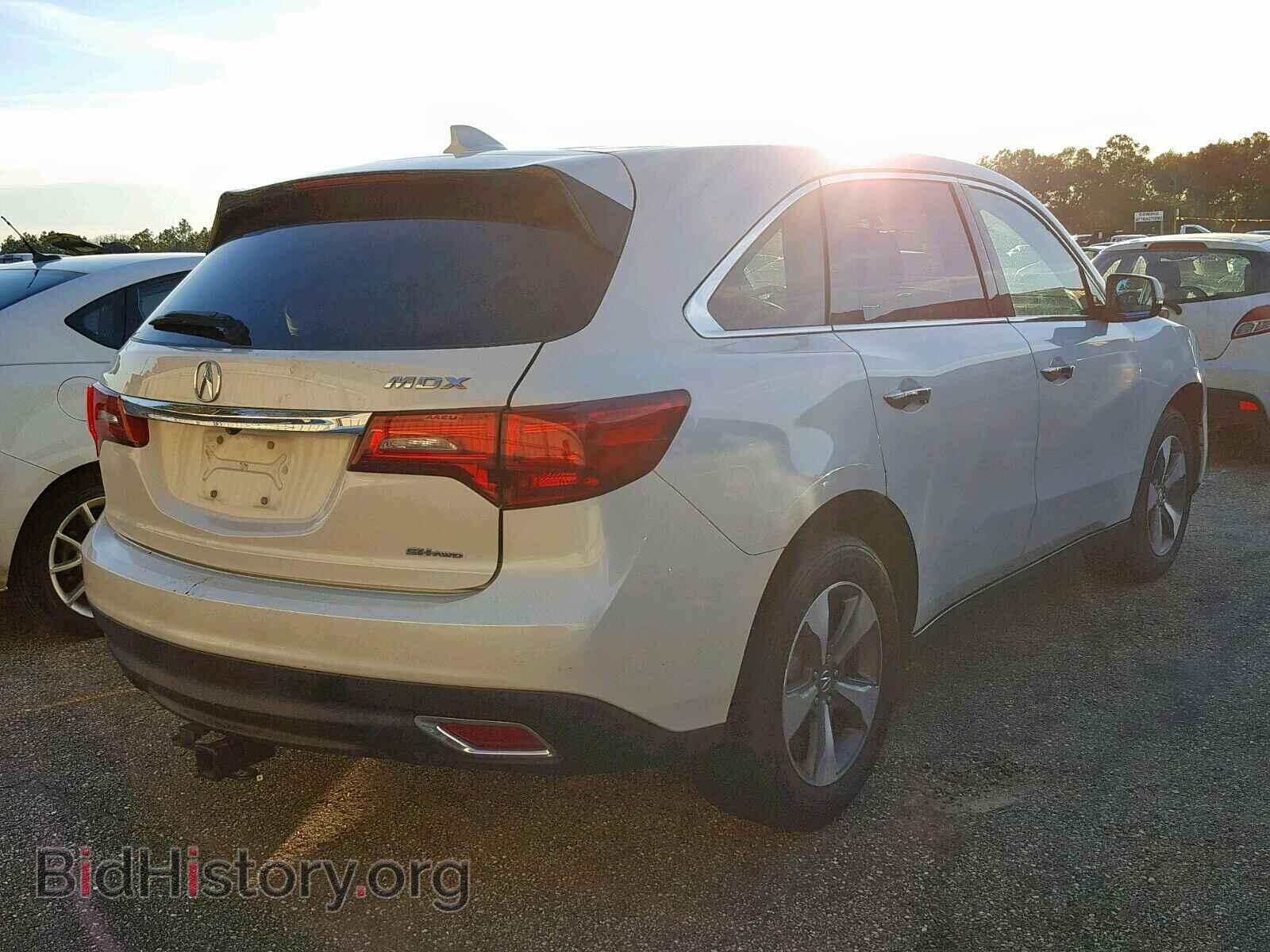 2014 ACURA MDX - VIN: 5FRYD4H29EB014684 - Фото 4