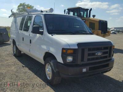 2010 Ford ECONOLINE, white — VIN 1FTNE2EL2ADA42976, Copart