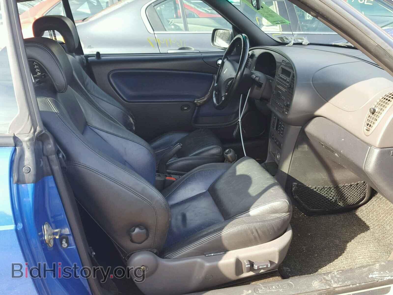 2000 SAAB 9 3 - VIN: YS3DP75G4Y7011283 - Фото 5
