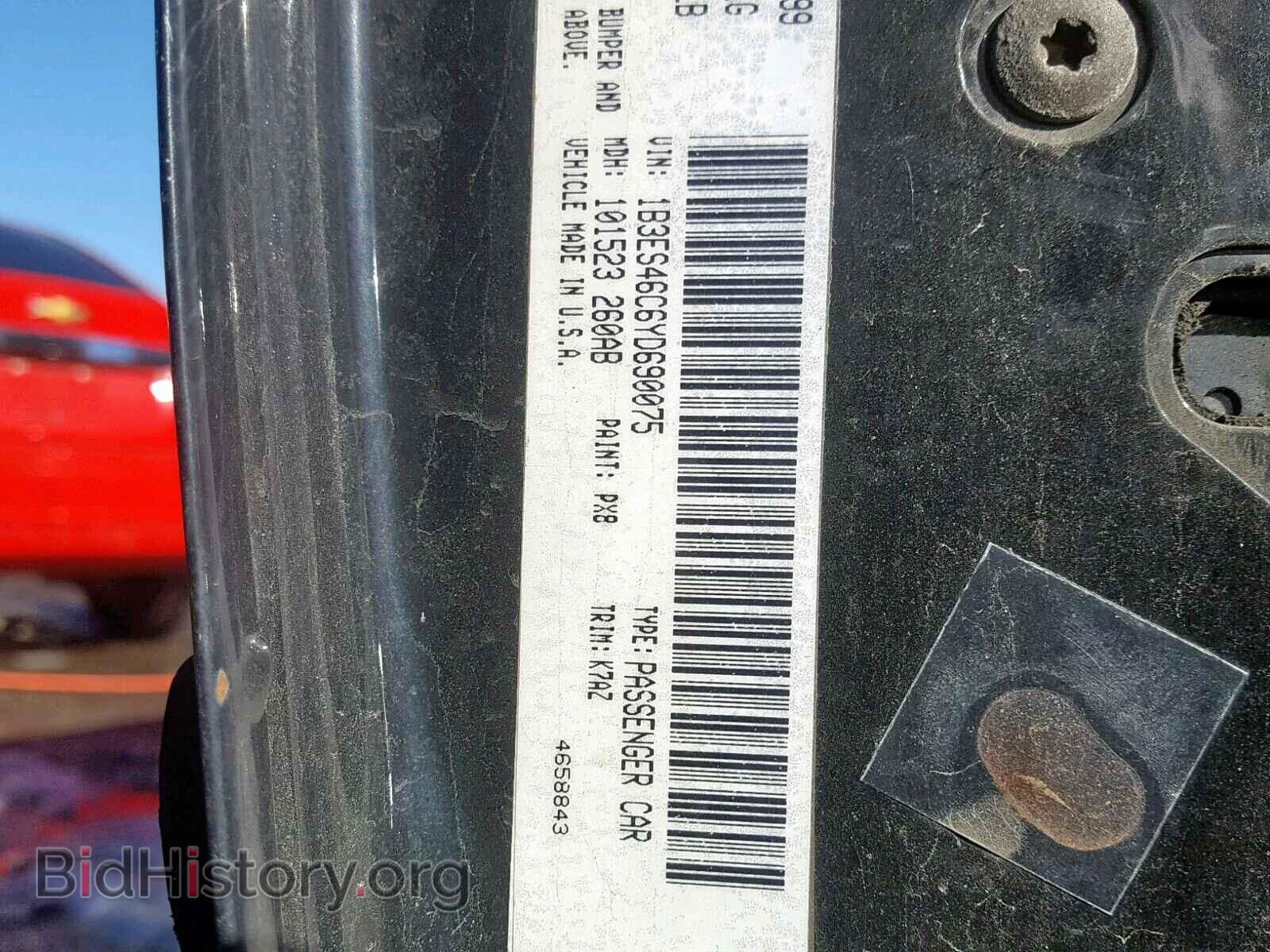 2000 DODGE NEON - VIN: 1B3ES46C6YD690075 - Фото 10