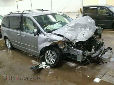 2014 Dodge CARAVAN Grand Cara, silver — VIN 2C4RDGCG6ER202884, Copart