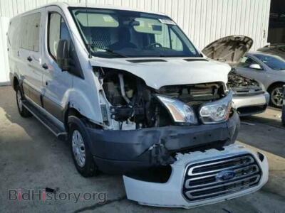 2015 Ford TRANSIT CO Transit T-, белый — VIN 1FTNR1ZM7FKA66047, Copart