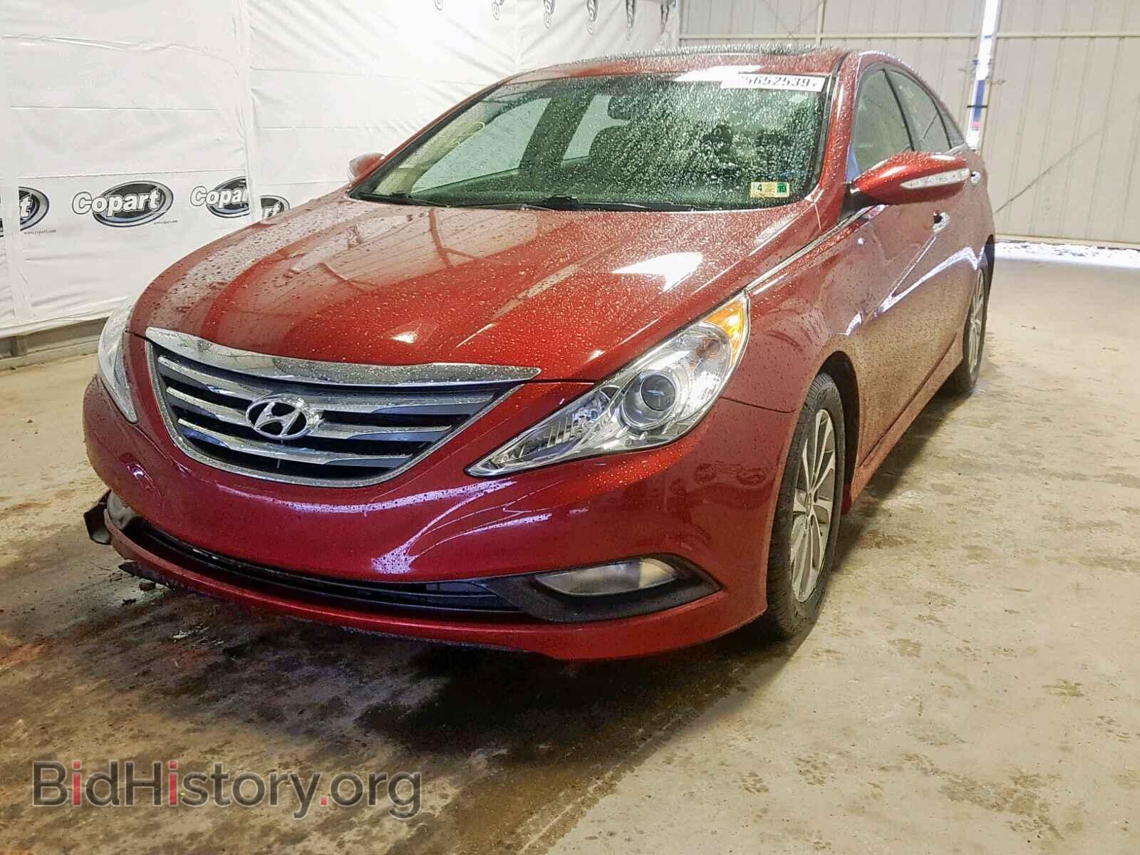 2014 HYUNDAI SONATA - VIN: 5NPEC4AC4EH813672 - Фото 2