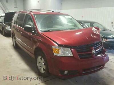 2010 Dodge CARAVAN Grand Hero, burgundy — VIN 2D4RN3D18AR342772, Copart