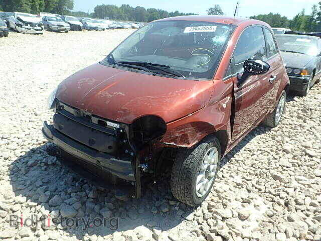2012 FIAT 500 - VIN: 3C3CFFAR1CT237748 - Фото 2