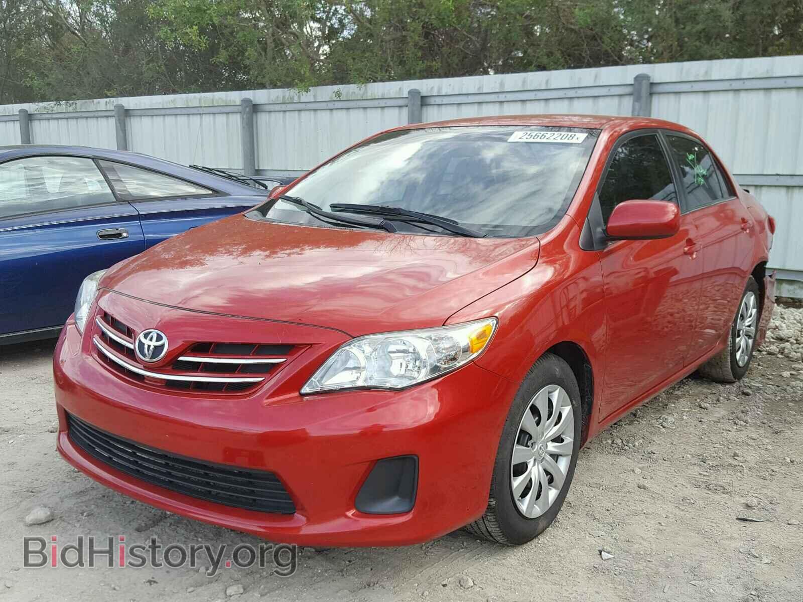 2013 TOYOTA COROLLA BA - VIN: 5YFBU4EE8DP100898 - Фото 2