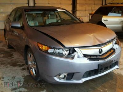 2013 Acura TSX, серебристый — VIN JH4CU2F4XDC008780, Copart