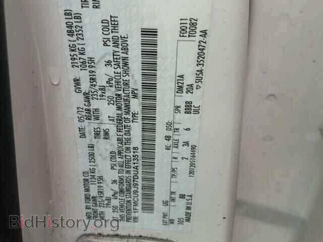 2013 FORD ESCAPE - VIN: 1FMCU9J97DUA13518 - Photo 10