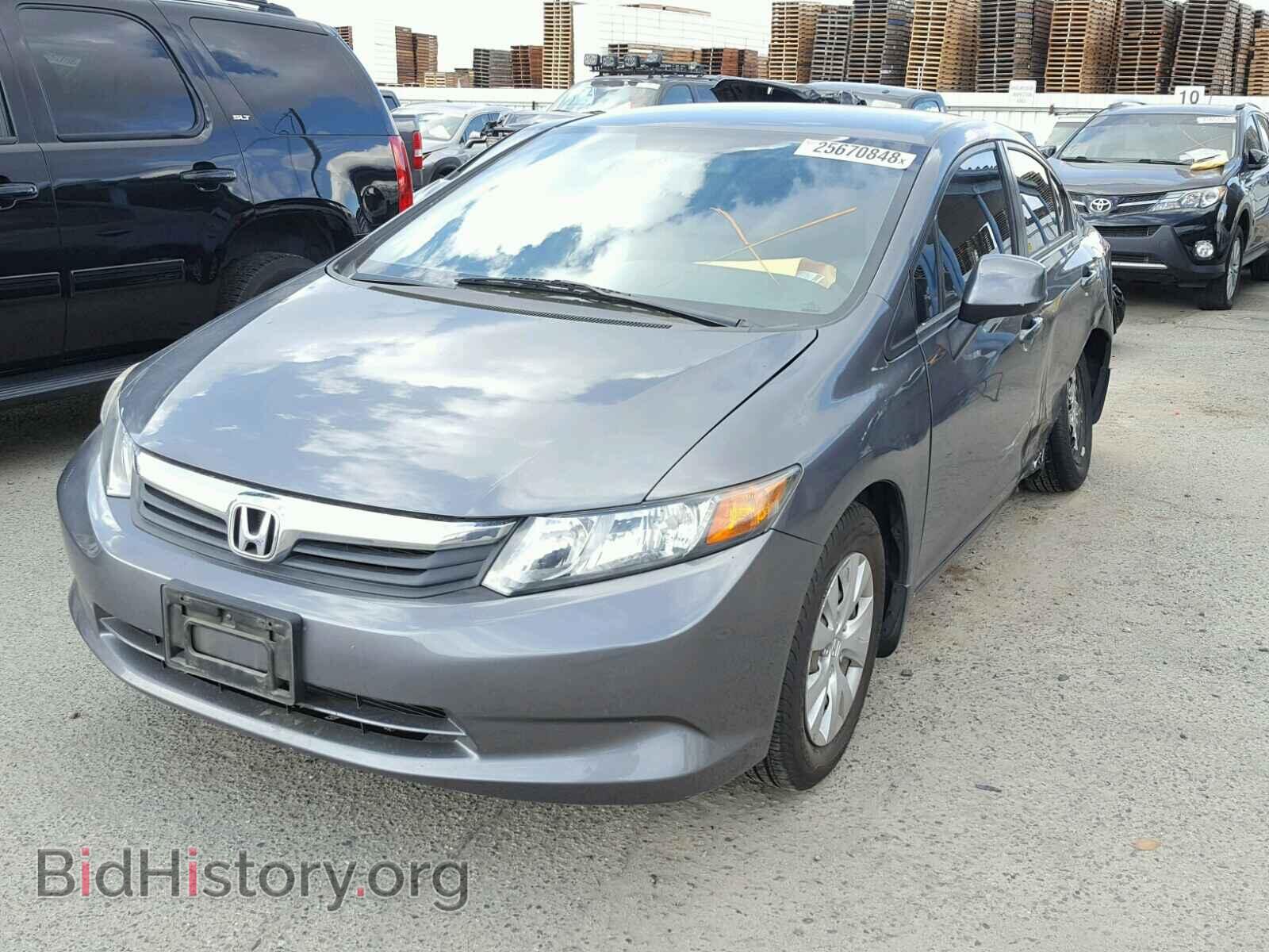 2012 HONDA CIVIC - VIN: 19XFB2F51CE360537 - Фото 2
