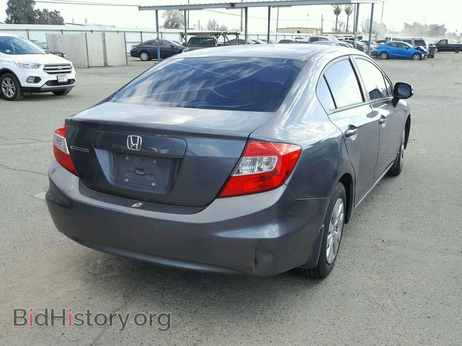 2012 HONDA CIVIC - VIN: 19XFB2F51CE360537 - Фото 4