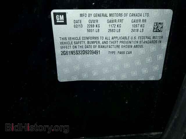 2013 CADILLAC XTS - VIN: 2G61N5S32D9209491 - Фото 10