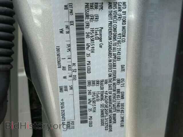 2015 FORD FOCUS - VIN: 1FADP3E20FL313703 - Photo 10