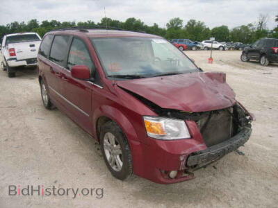 2010 Dodge CARAVAN Grand Cara, красный — VIN 2D4RN5DX2AR311310, Copart