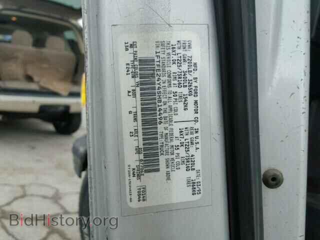 1995 FORD ECONOLINE - VIN: 1FTFE24Y4SHB14496 - Фото 10