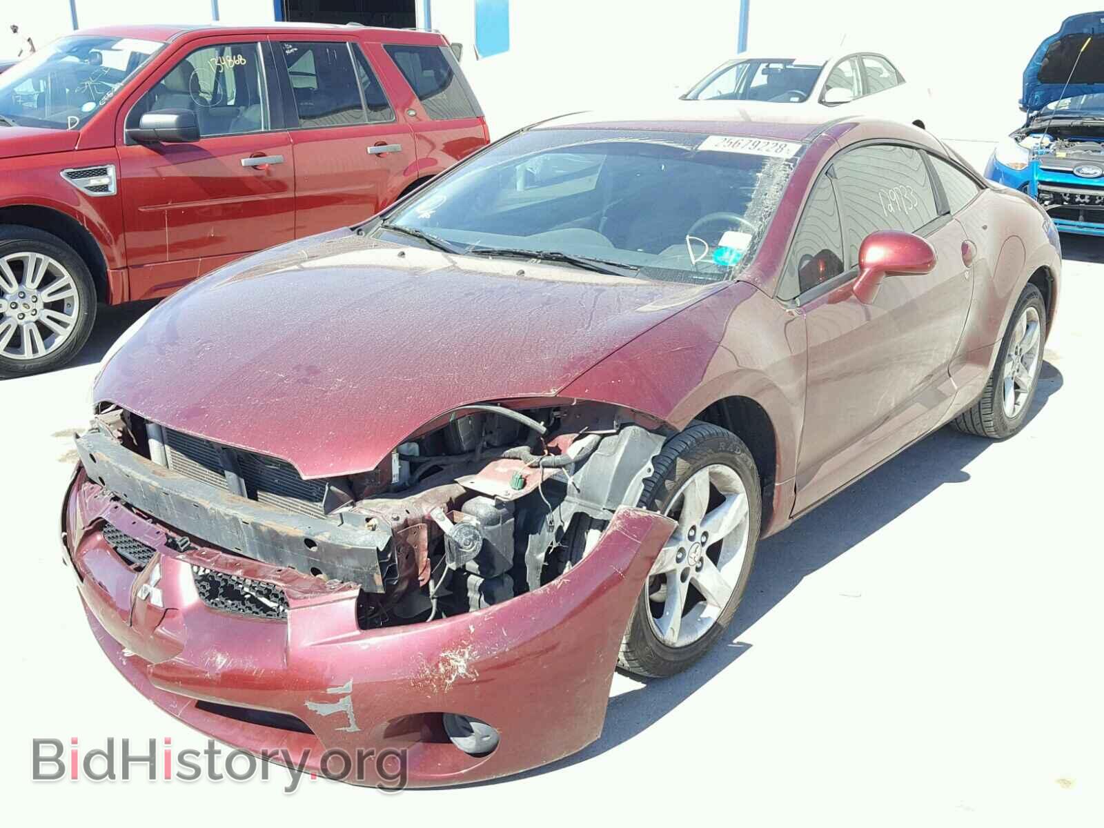 2007 MITSUBISHI ECLIPSE - VIN: 4A3AK24F37E016471 - Фото 2