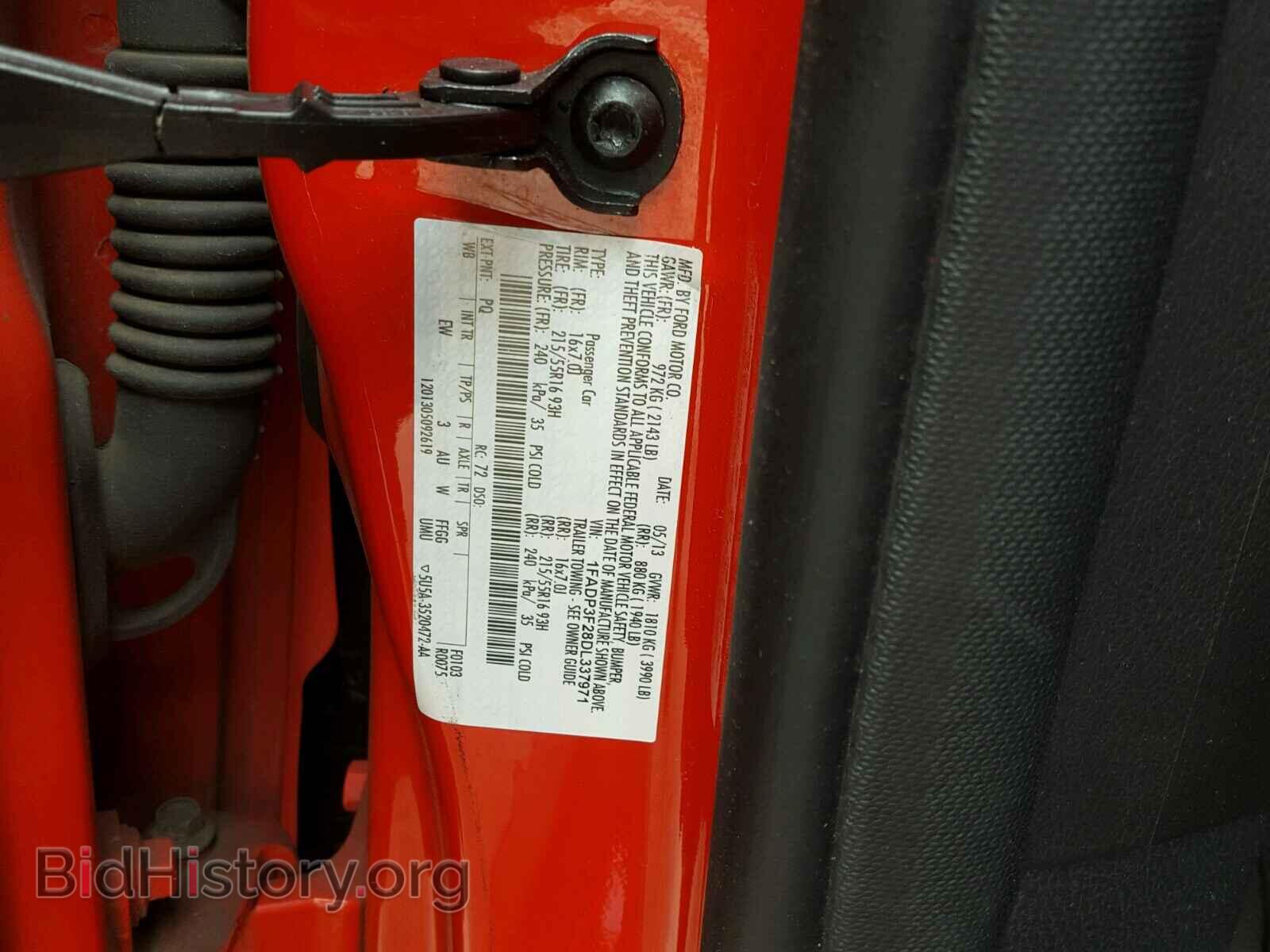 2013 FORD FOCUS - VIN: 1FADP3F28DL337971 - Photo 10