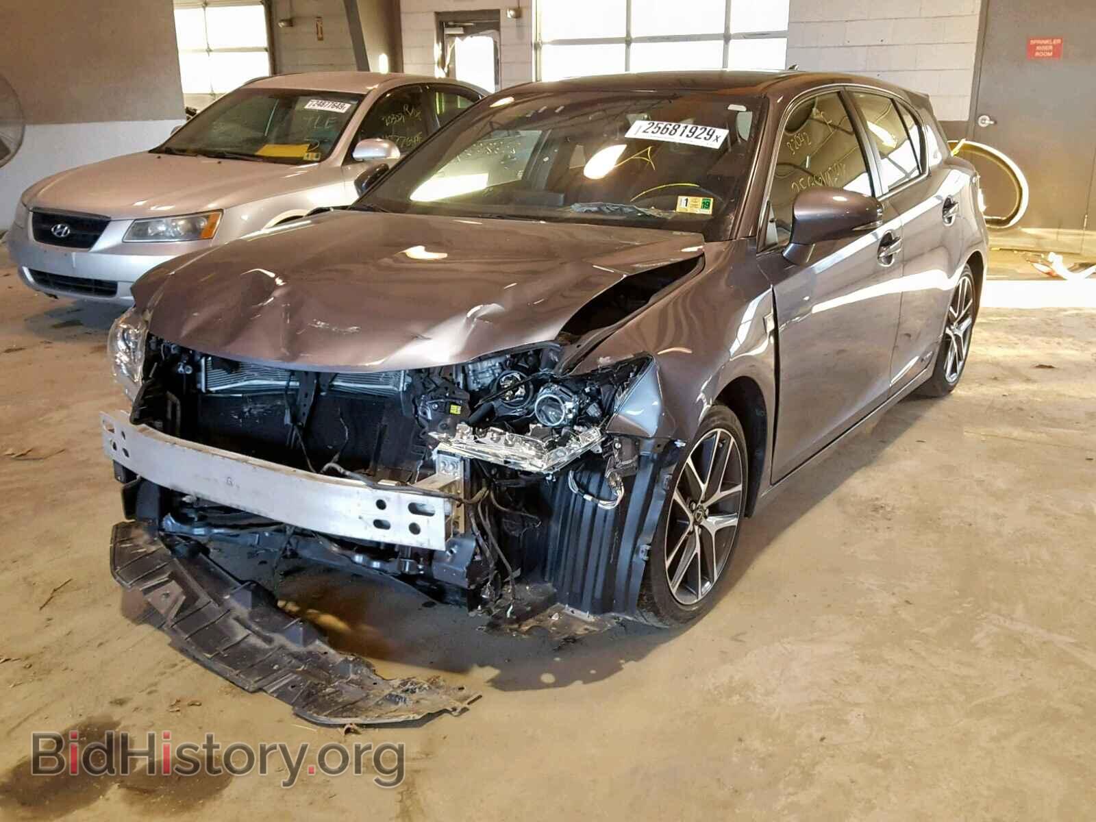 2014 LEXUS CT 200 - VIN: JTHKD5BH8E2208165 - Фото 2