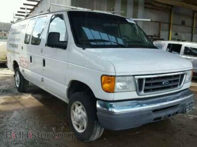 2006 Ford ECONOLINE, white — VIN 1FTNS24L76DA50301, Copart