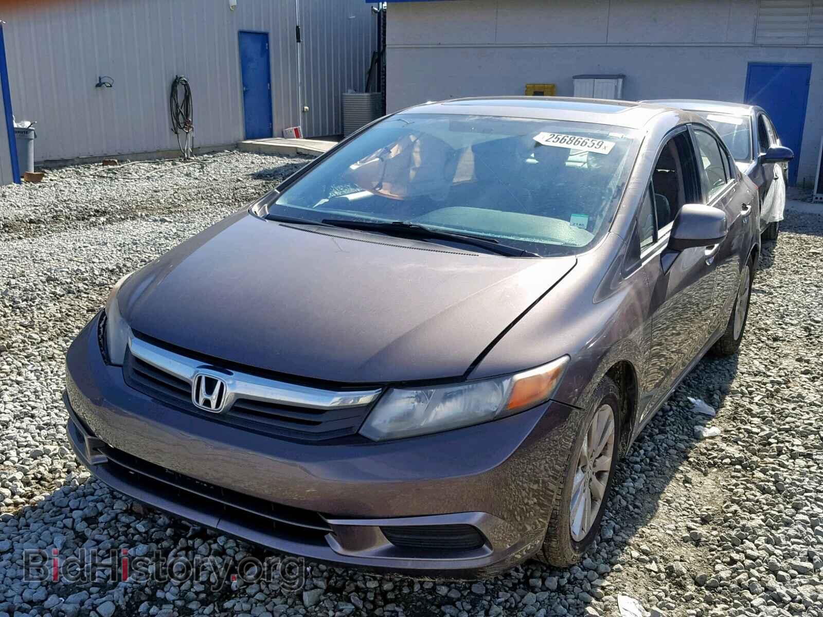 2012 HONDA CIVIC - VIN: 2HGFB2F91CH516438 - Фото 2