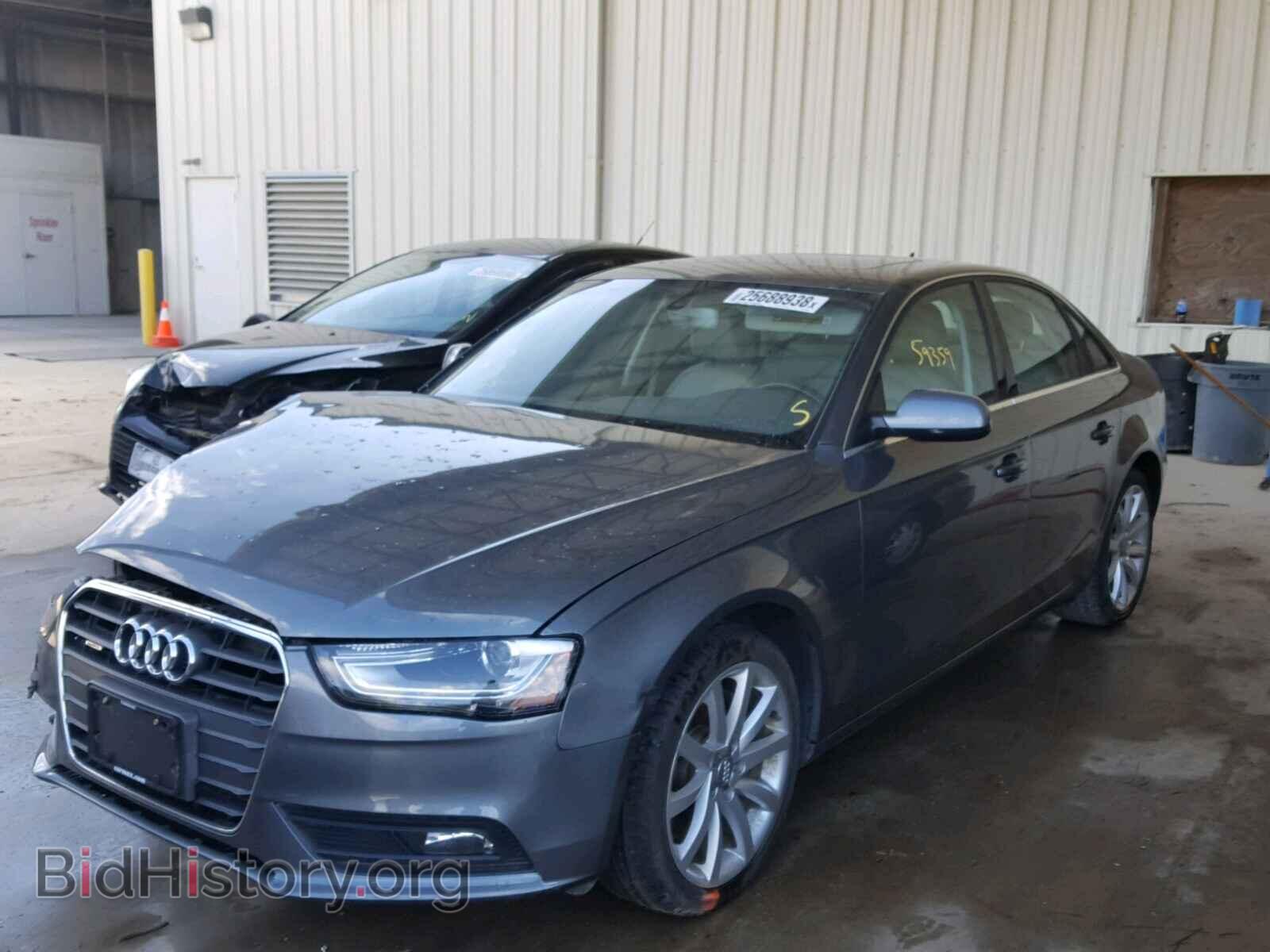 2013 AUDI A4 - VIN: WAUBFAFL4DN050436 - Фото 2