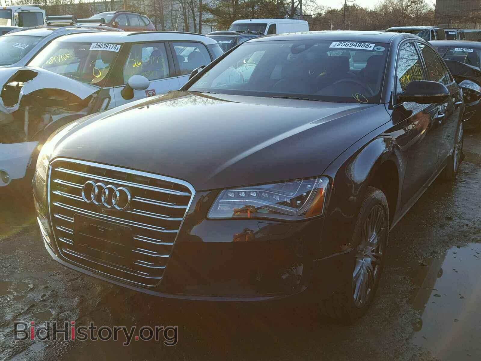 2013 AUDI A8 - VIN: WAUR2AFD1DN030079 - Фото 2