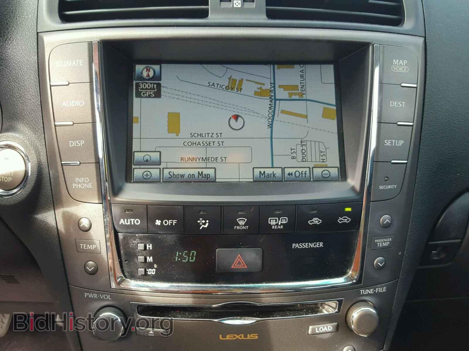 2011 LEXUS IS 250 - VIN: JTHBF5C22B5135843 - Фото 9