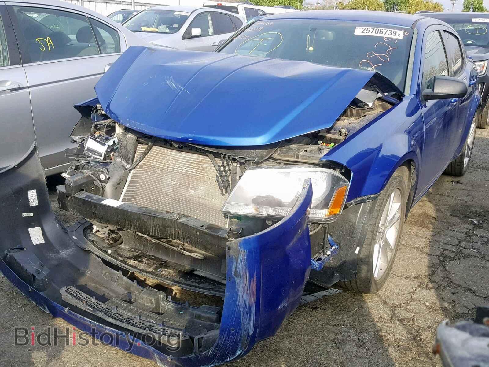 2014 DODGE AVENGER - VIN: 1C3CDZAB5EN232825 - Фото 2