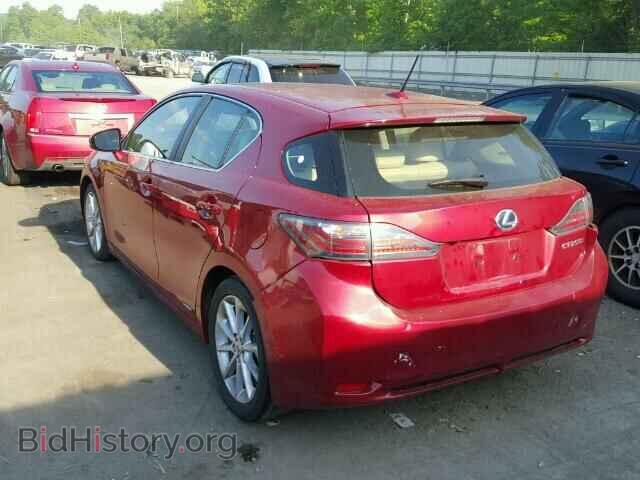 2012 LEXUS CT 200 - VIN: JTHKD5BH3C2117141 - Фото 3