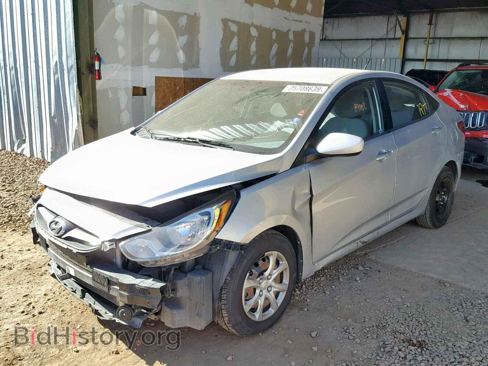 2013 HYUNDAI ACCENT - VIN: KMHCT4AE2DU448675 - Фото 2