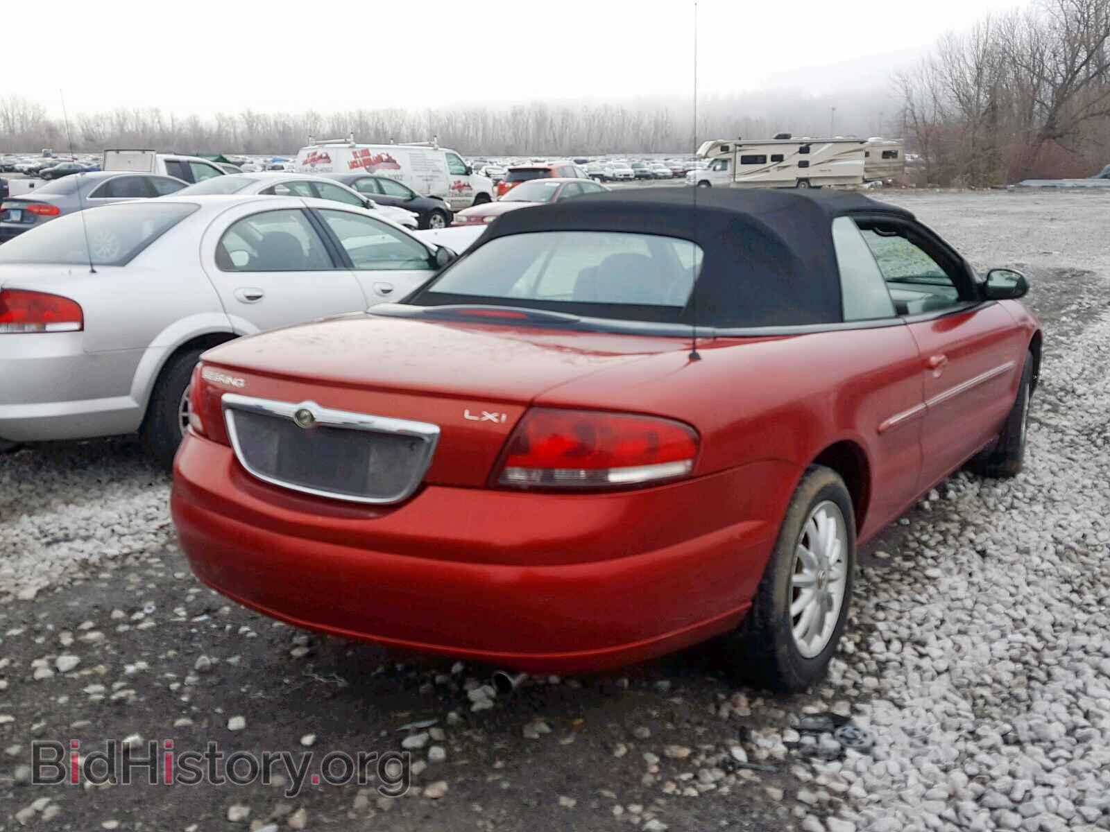 2002 CHRYSLER SEBRING - VIN: 1C3EL55RX2N351252 - Фото 4
