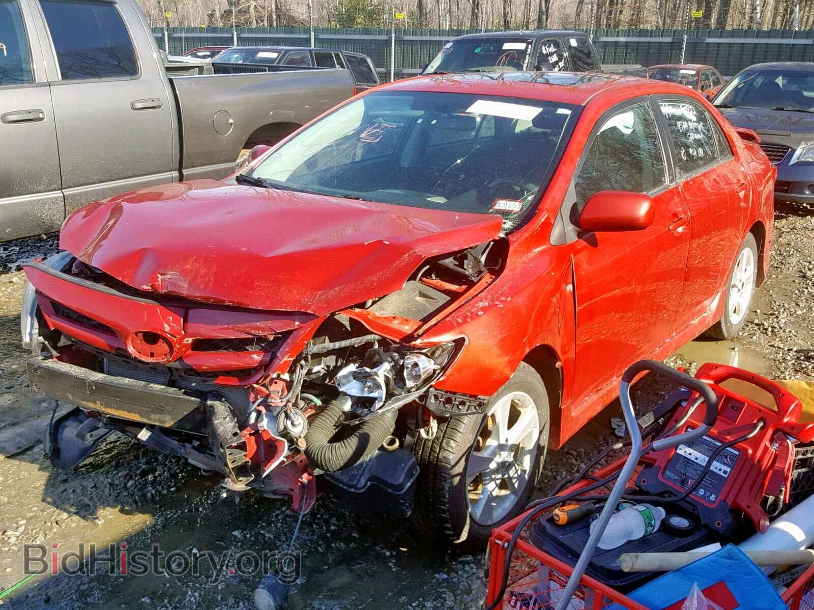 2011 TOYOTA COROLLA BA - VIN: 2T1BU4EE3BC722502 - Фото 2