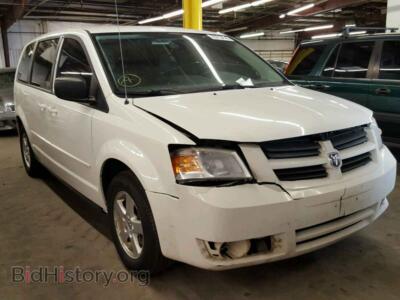 2010 Dodge CARAVAN Grand Cara, white — VIN 2D4RN4DE0AR307751, Copart