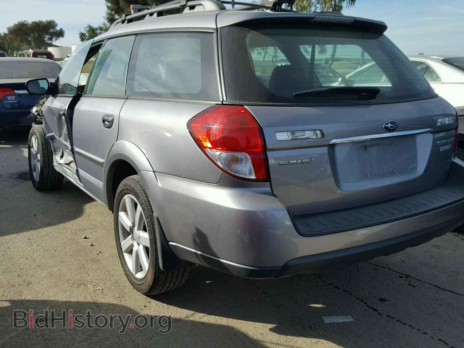 2009 SUBARU OUTBACK - VIN: 4S4BP61C296343124 - Фото 3