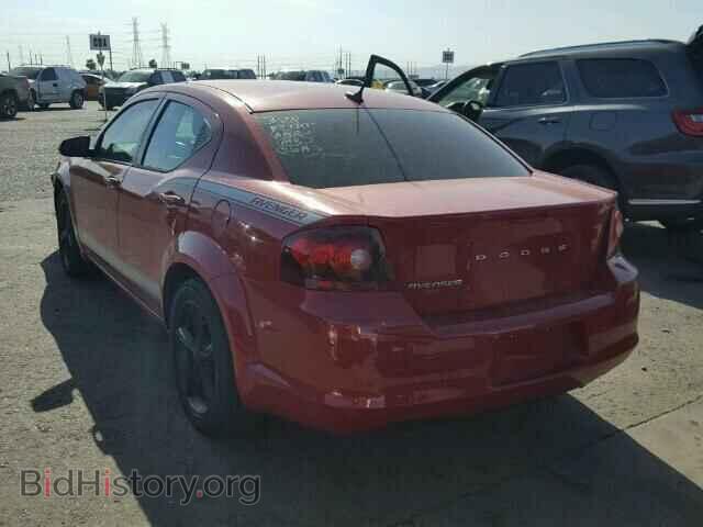 2013 DODGE AVENGER - VIN: 1C3CDZAB0DN563763 - Фото 3