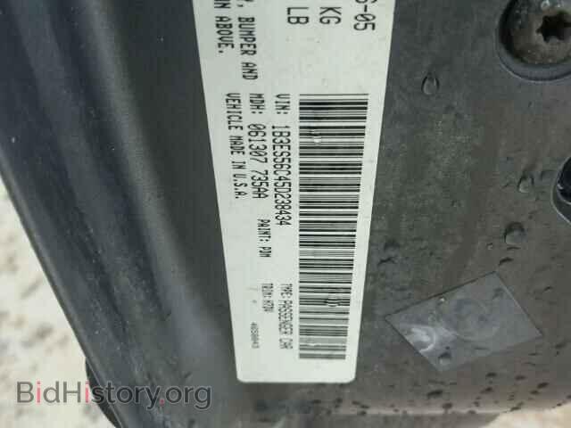 2005 DODGE NEON - VIN: 1B3ES56C45D238434 - Фото 10
