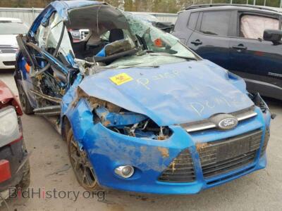 2012 Ford FOCUS SE, синий — VIN , Copart