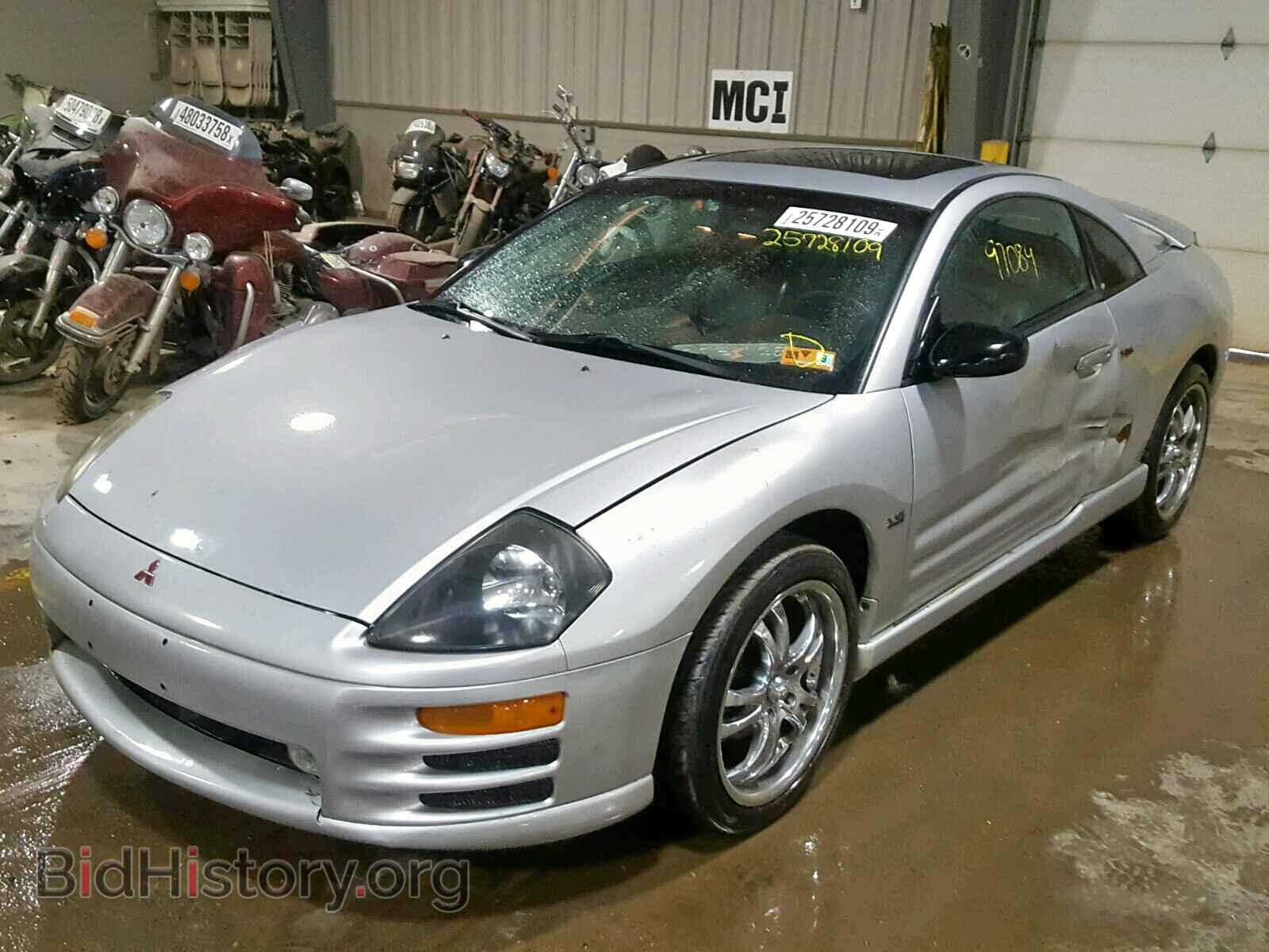 2000 MITSUBISHI ECLIPSE - VIN: 4A3AC54L6YE150588 - Фото 2