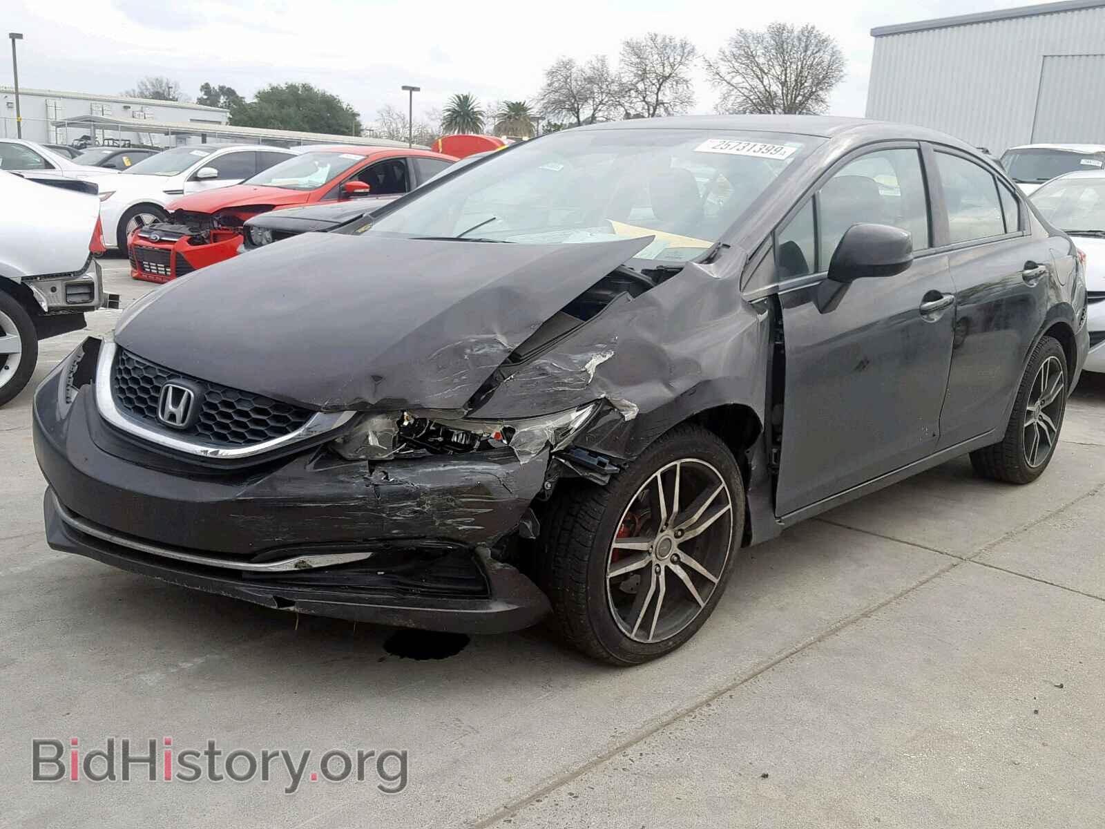 2013 HONDA CIVIC LX - VIN: 19XFB2F55DE201988 - Фото 2