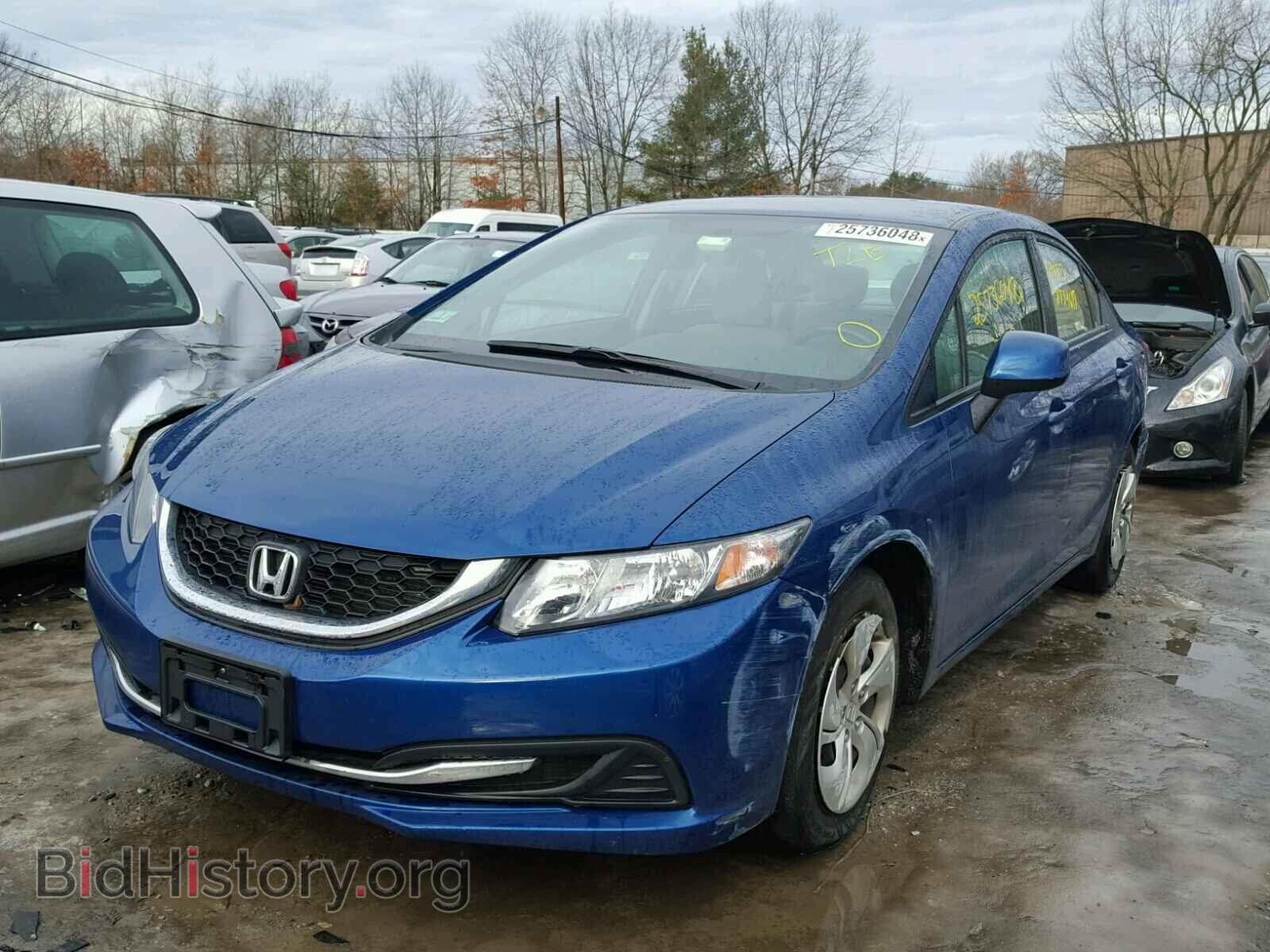 2013 HONDA CIVIC - VIN: 2HGFB2F56DH592994 - Фото 2