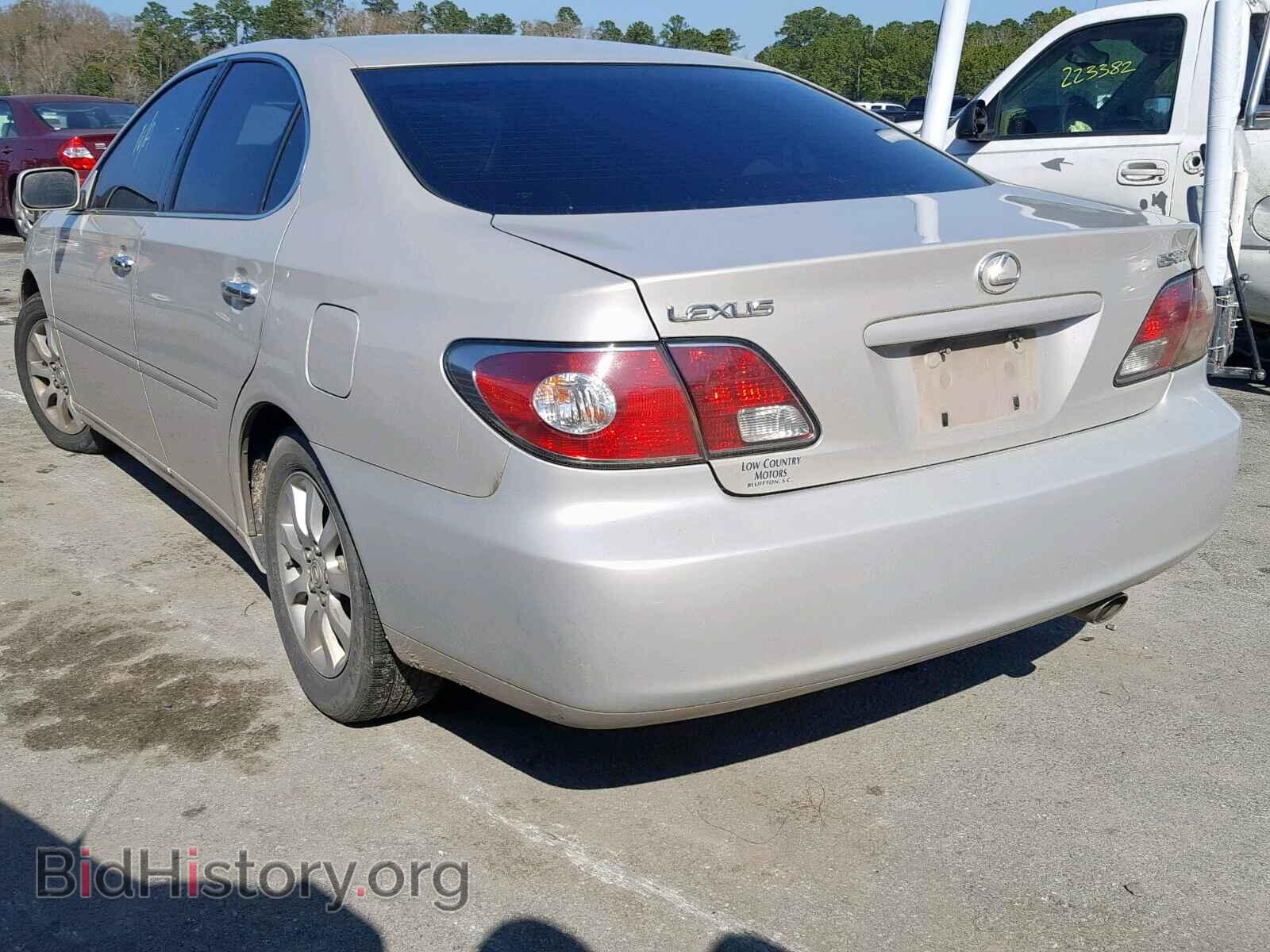 2003 LEXUS ES300 - VIN: JTHBF30G430136236 - Фото 3