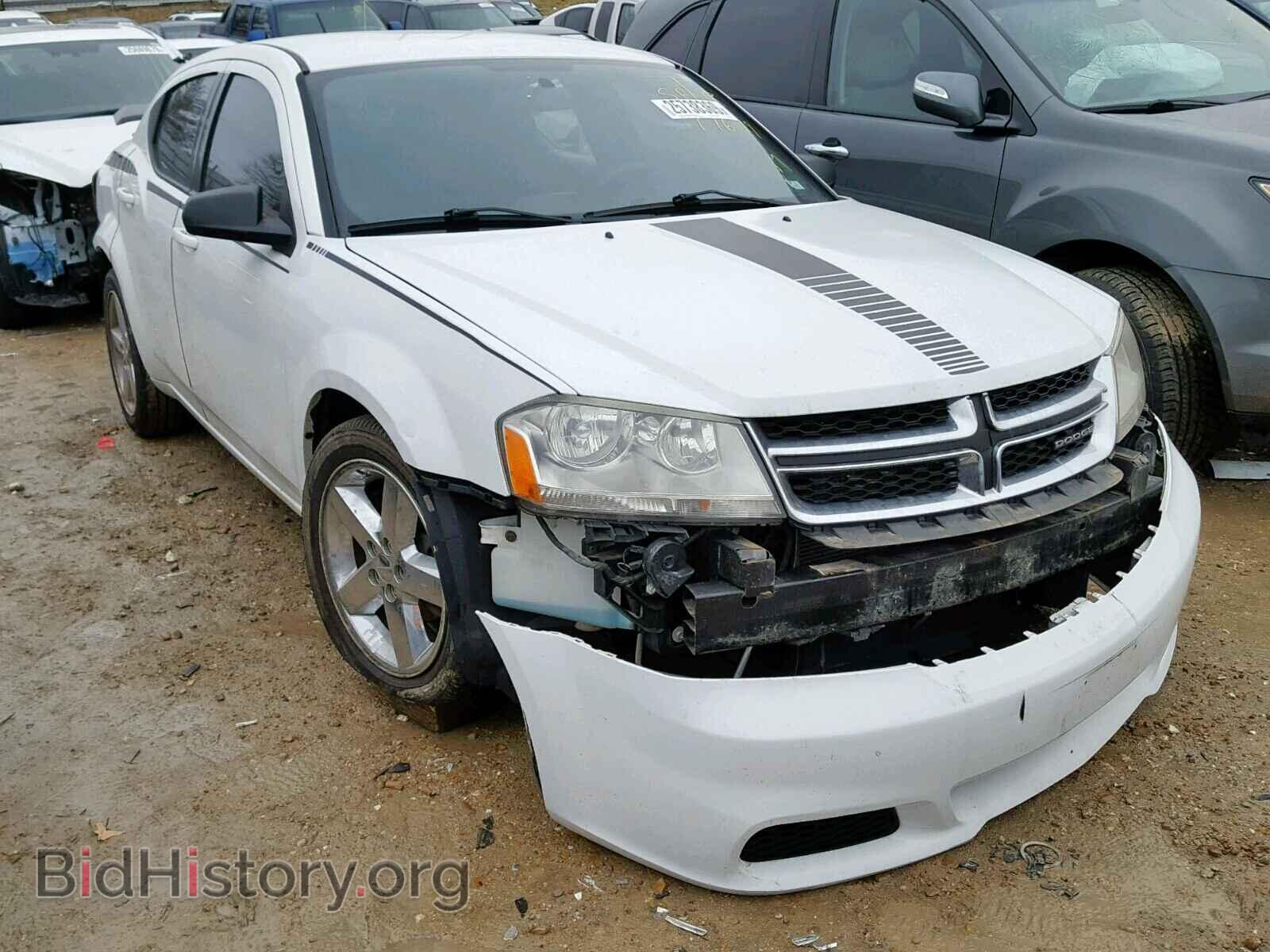 Photo 1C3CDZAB2CN154257 - DODGE AVENGER 2012