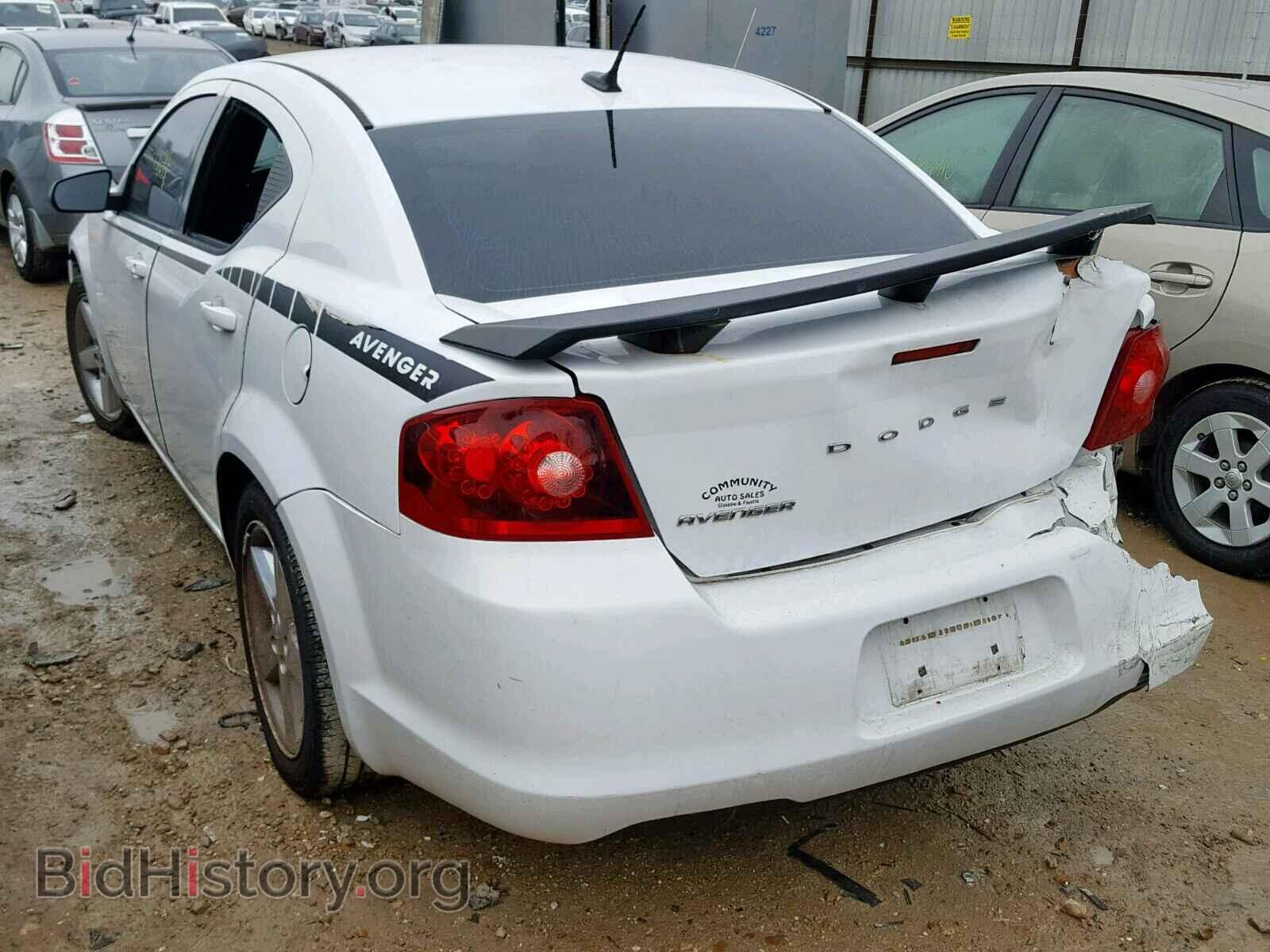 2012 DODGE AVENGER - VIN: 1C3CDZAB2CN154257 - Фото 3