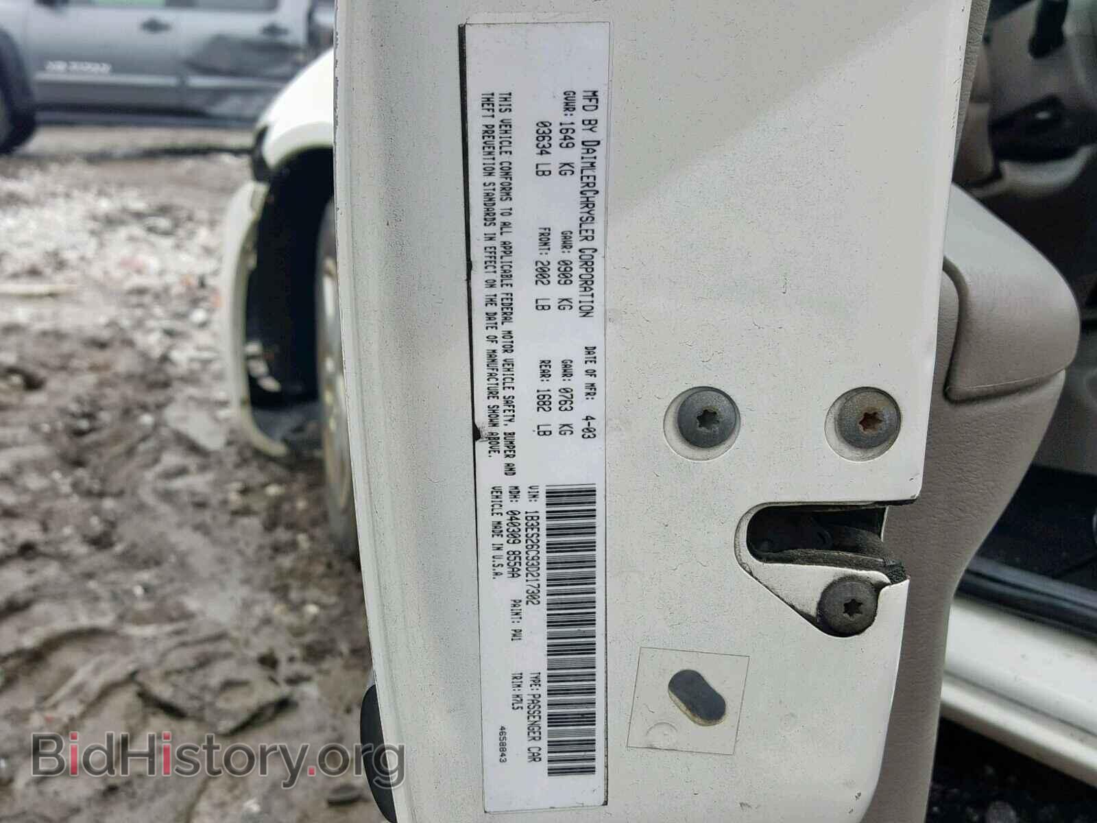 2003 DODGE NEON - VIN: 1B3ES26C93D217302 - Фото 10