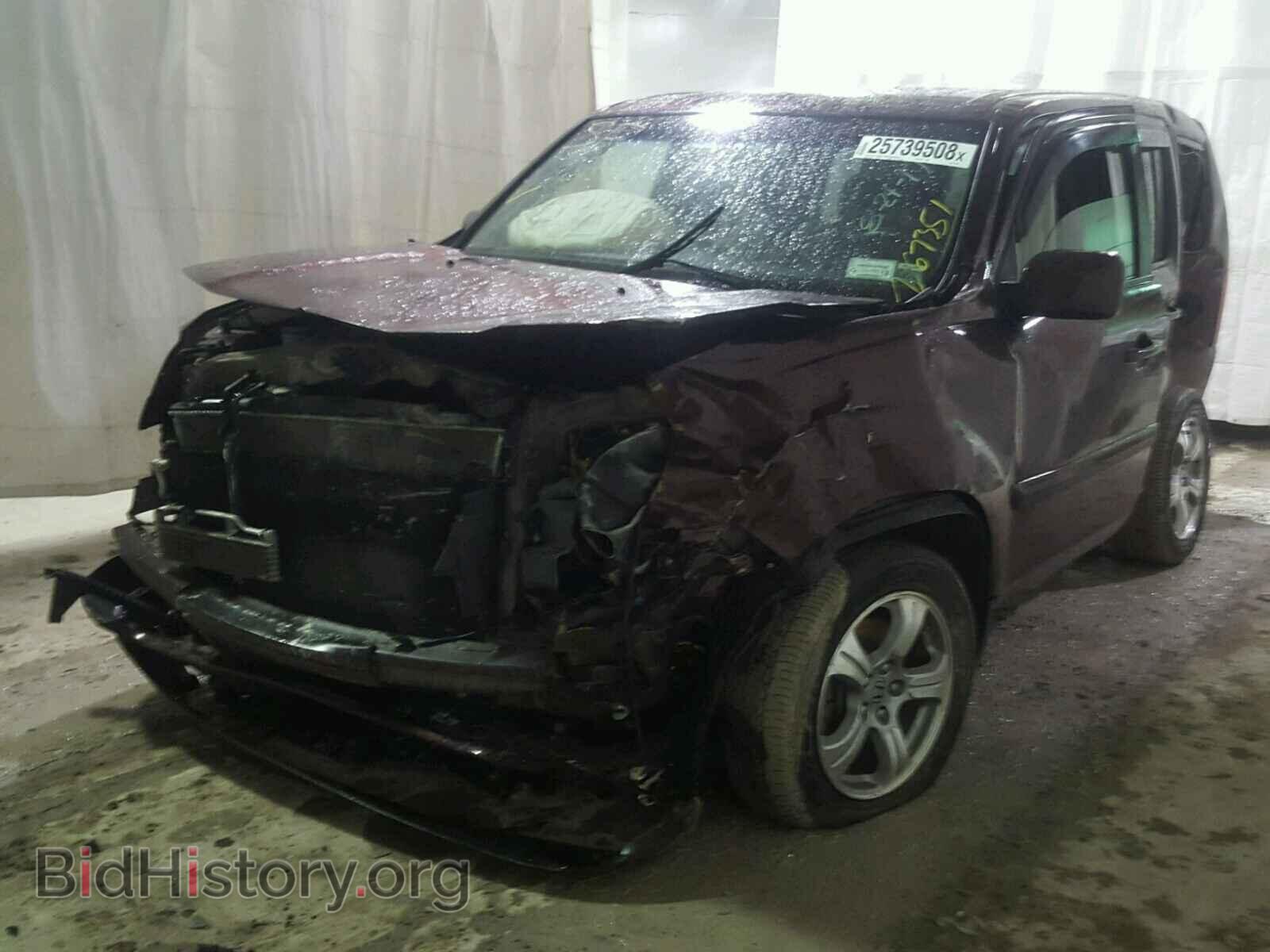 2012 HONDA PILOT - VIN: 5FNYF4H44CB018698 - Фото 2