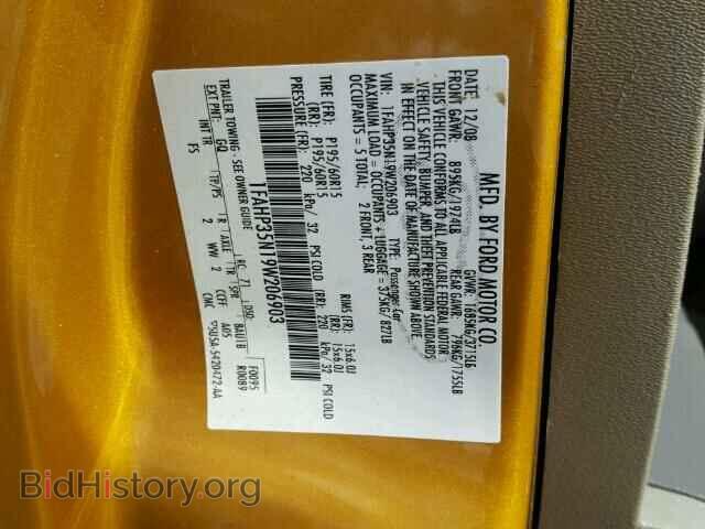 2009 FORD FOCUS - VIN: 1FAHP35N19W206903 - Фото 10