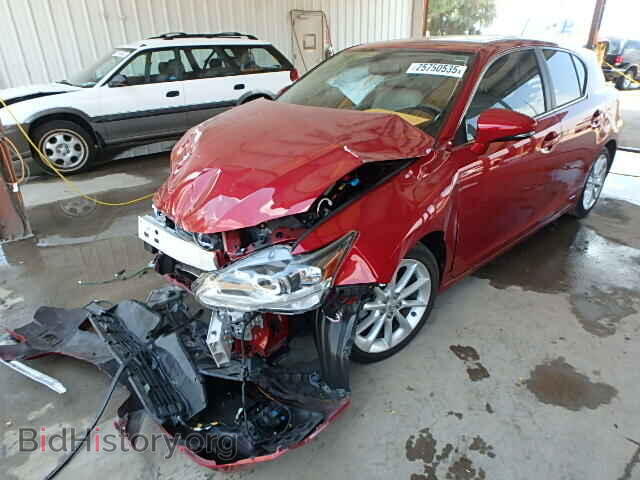 2011 LEXUS CT 200 - VIN: JTHKD5BH2B2001749 - Фото 2