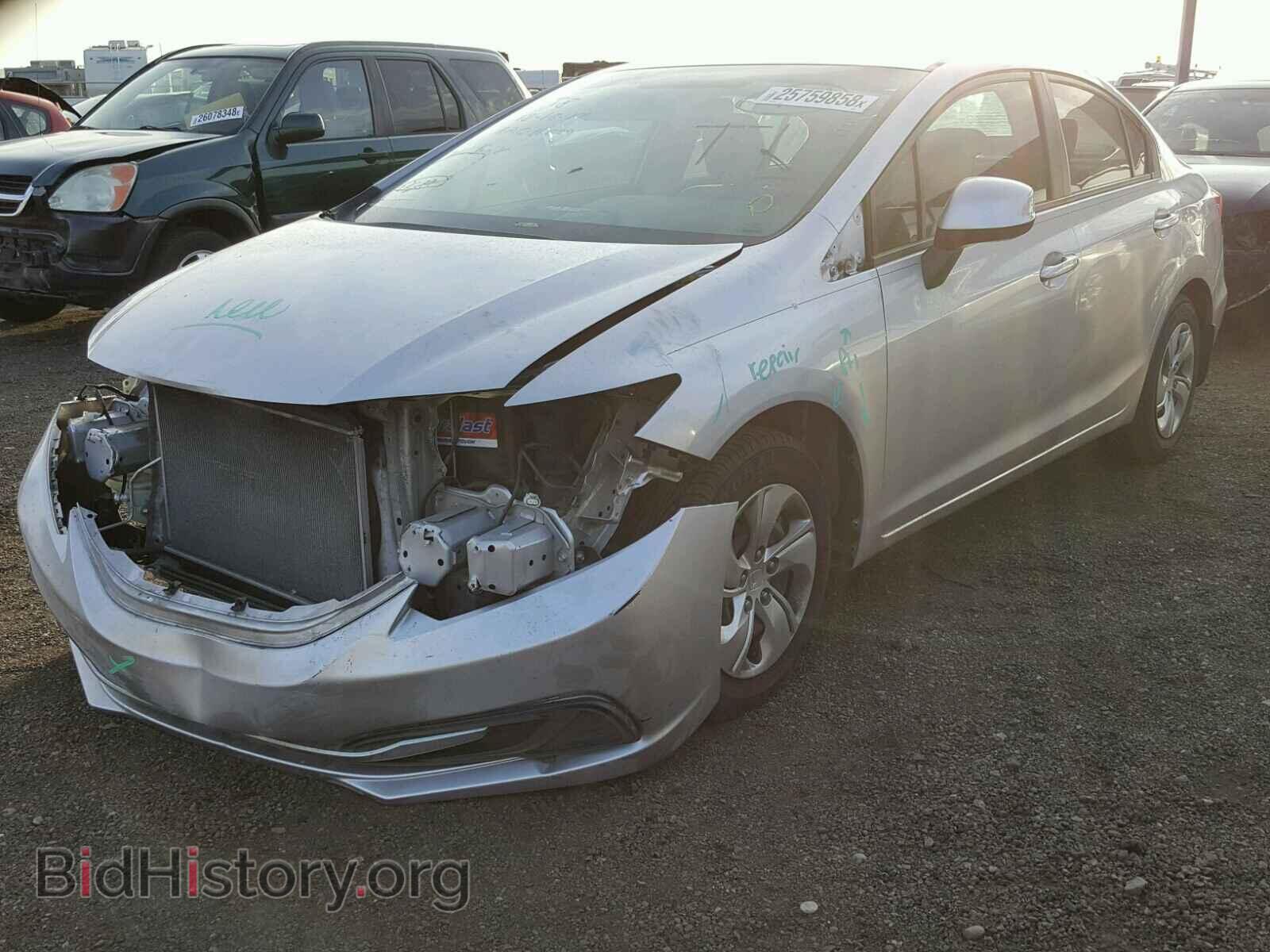 2013 HONDA CIVIC - VIN: 19XFB2E57DE026399 - Фото 2