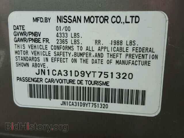 2000 NISSAN MAXIMA - VIN: JN1CA31D9YT751320 - Photo 10