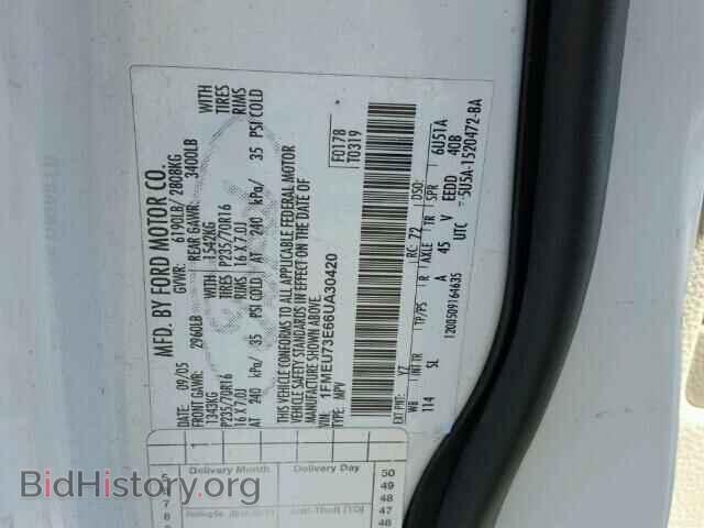 2006 FORD EXPLORER - VIN: 1FMEU73E66UA30420 - Photo 10