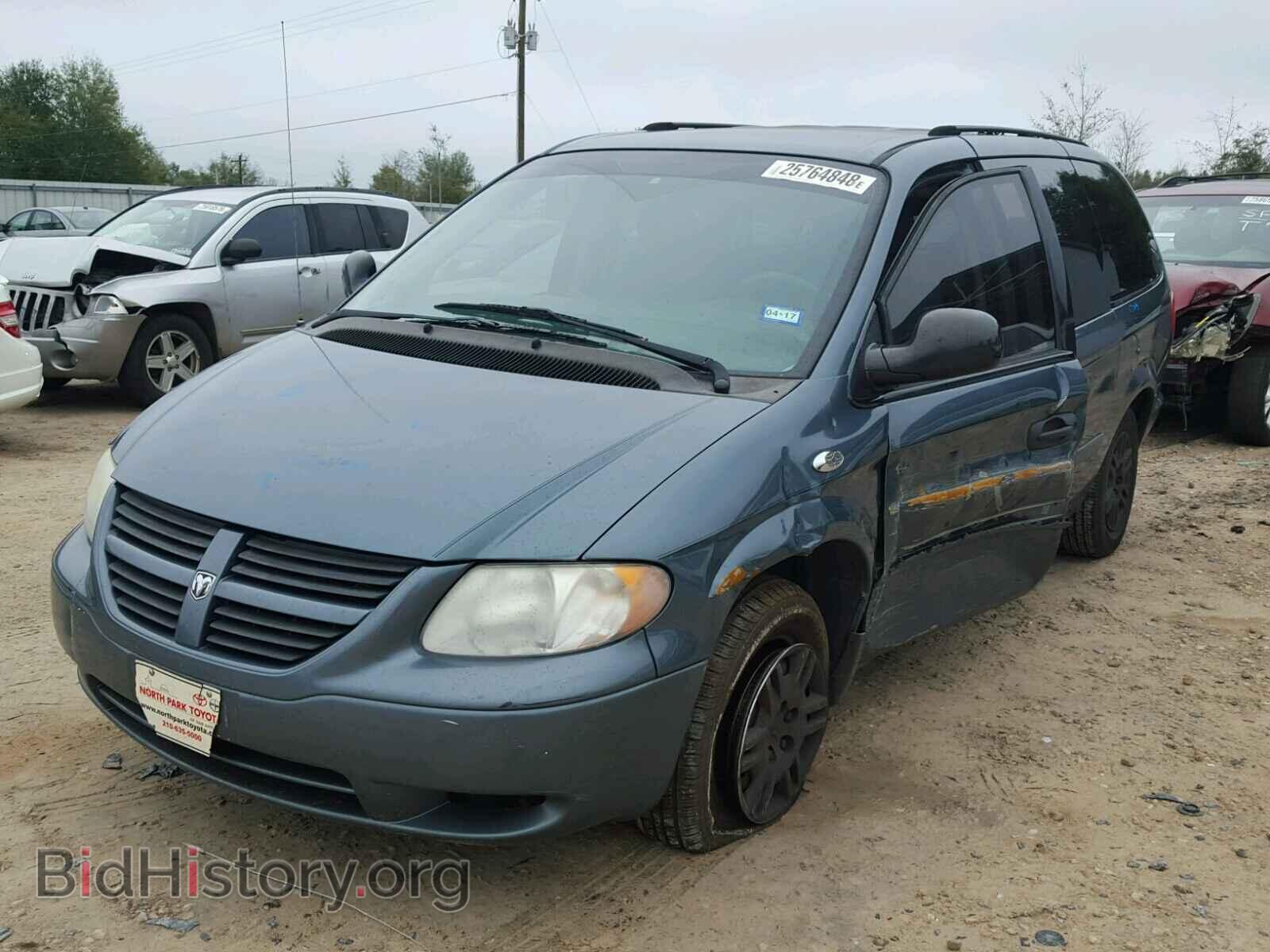 2007 DODGE CARAVAN - VIN: 1D4GP24RX7B169006 - Фото 2